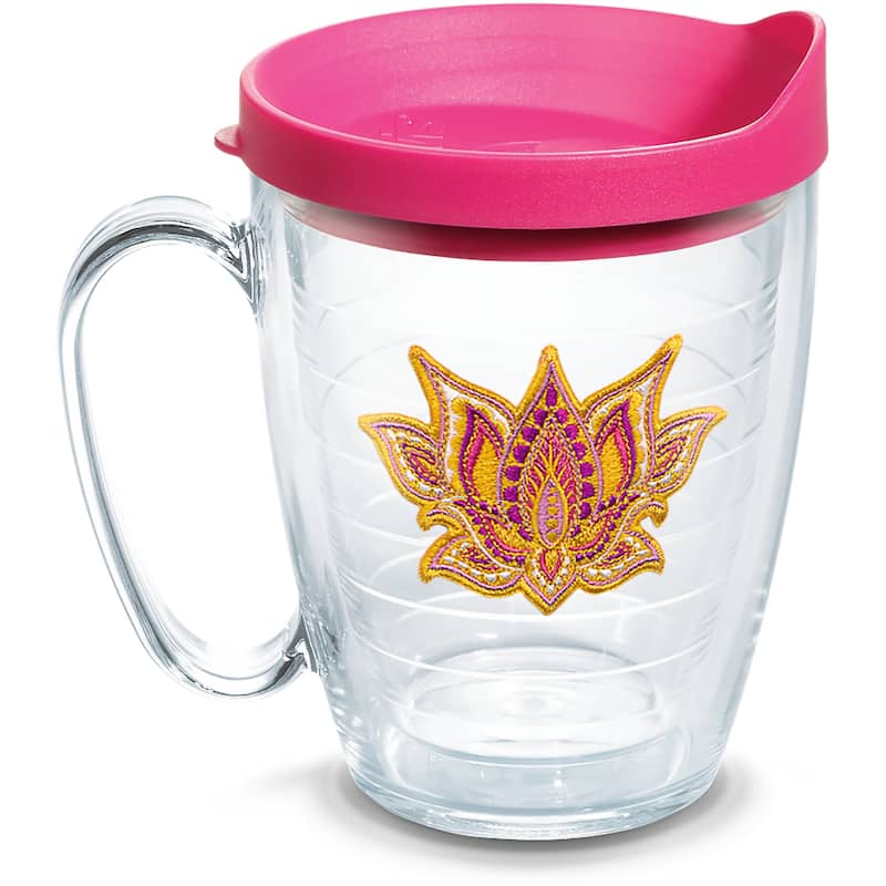 Tervis Lotus Flower Made in USA Double Walled Insulated Travel Tumbler, Clear - 16oz Mug - 16oz Mug