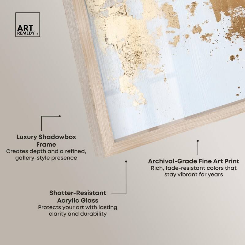 Ghostly Glimmer II Shadowbox by Art Remedy