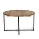 preview thumbnail 4 of 4, Linon Tayla Natural Wood/Iron Coffee Table