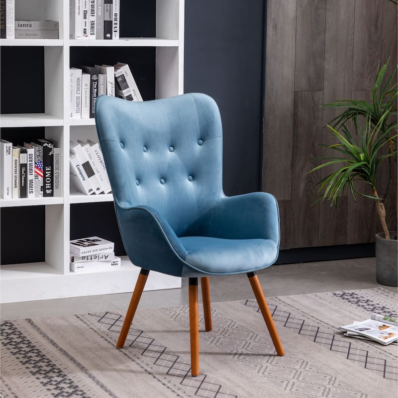 Tufted Button Back Accent Chair