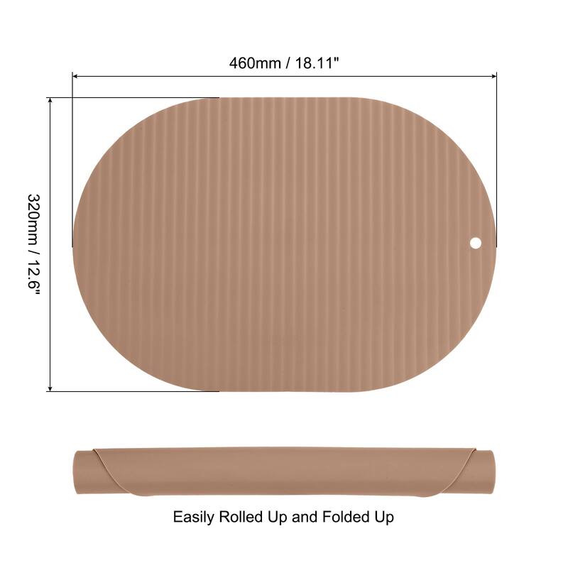 Silicone Dish Drying Mat, 1 PCS Flexible Heat-resistant Silicone Mat