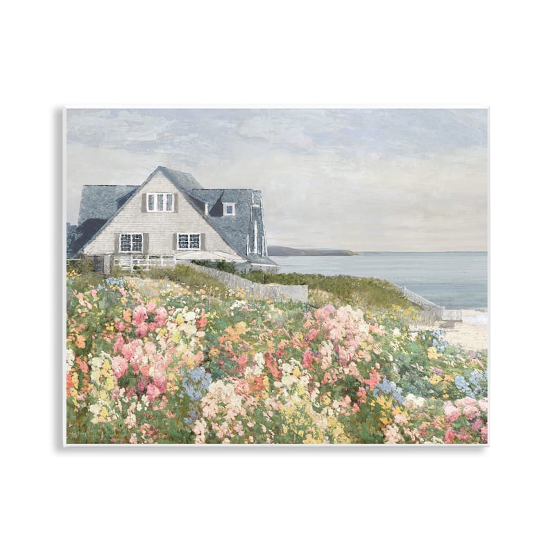 Stupell Coastal Cottage Meadow Wall Plaque Art Design By Amber Sterling - 14 x 11