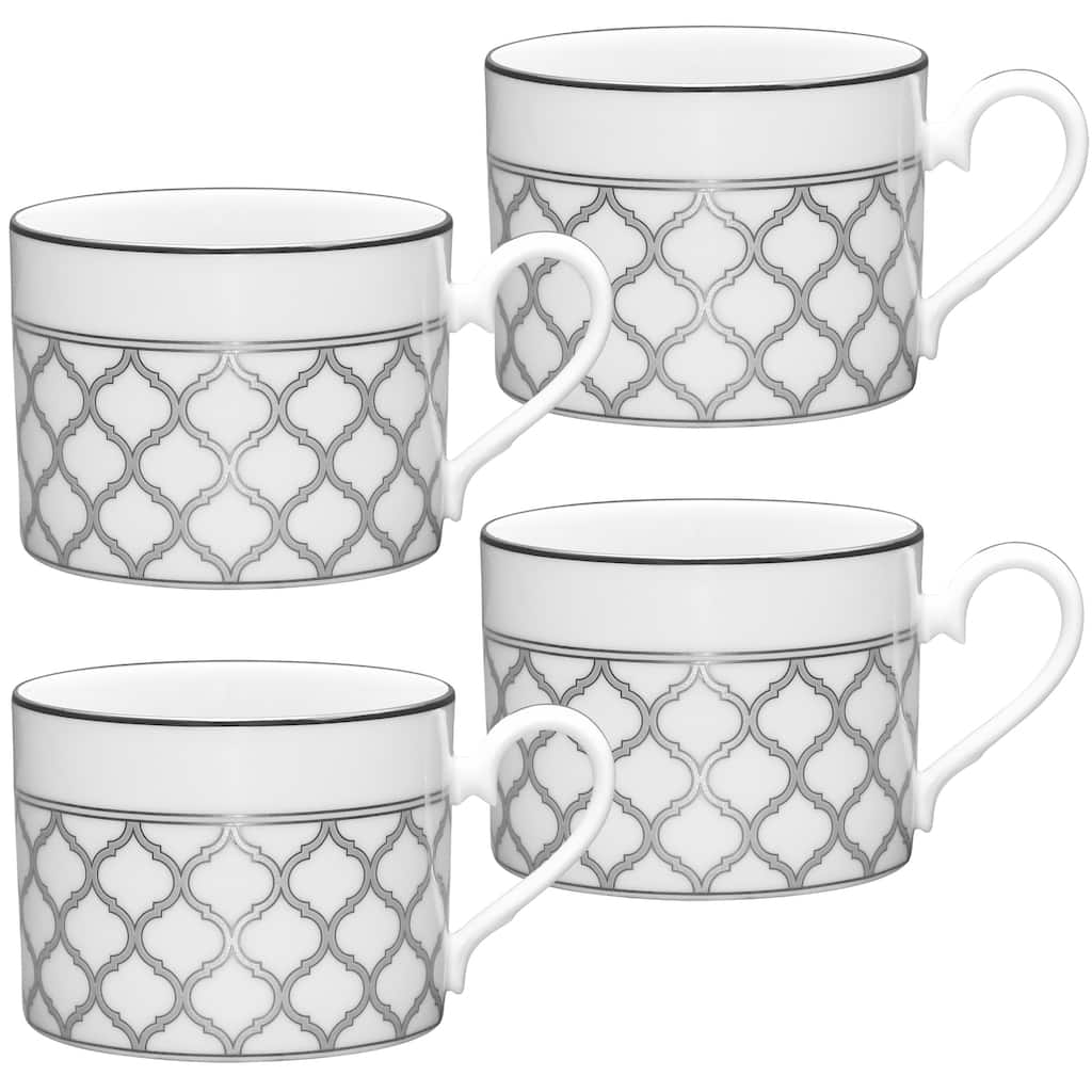 Noritake Eternal Palace Set Of 4 Tea Cups, 8 Oz.