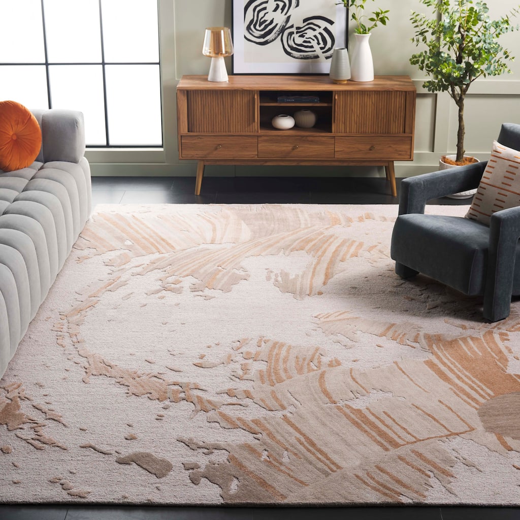 SAFAVIEH Handmade Fifth Anar Avenue Modern Abstract Wool Rug