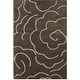 preview thumbnail 26 of 61, SAFAVIEH Handmade Soho Aloisa Roses N.Z. Wool Rug 2' x 3' - Chocolate/Ivory - Rectangle