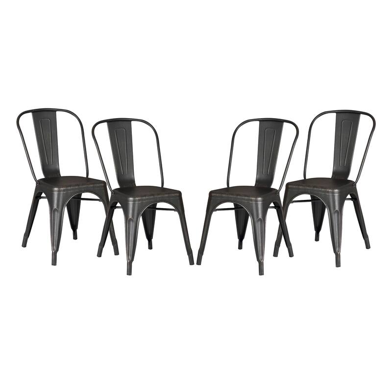 Modern Metal Dining Room Kitchen Bar Chair Set
