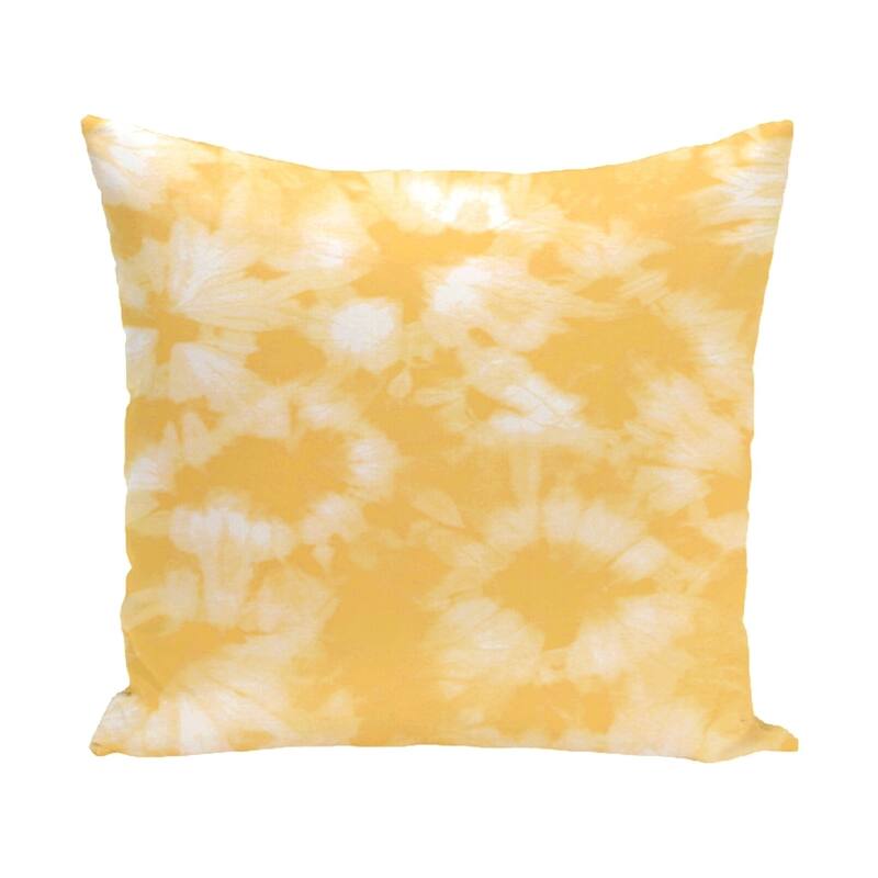 Chillax Geometric Print 20-inch Outdoor Pillow - Yellow