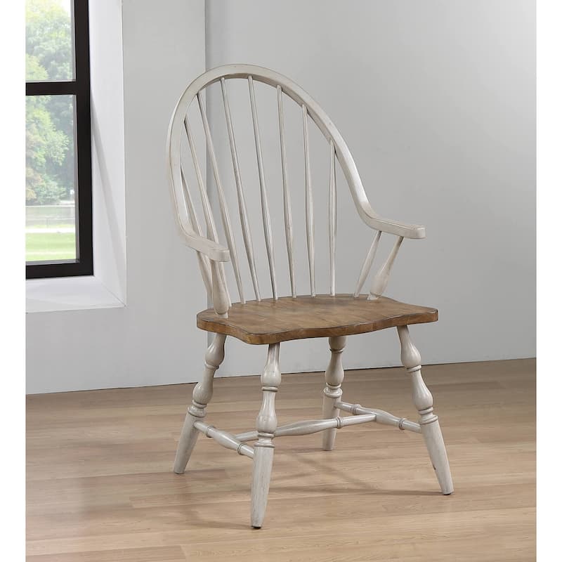 Extendable Dining Table Set - 7 Piece Oval Table with Chairs - Seats 10 - Gray & Brown Wood Finish