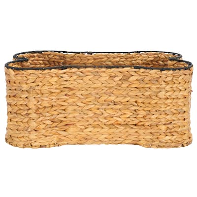 SAFAVIEH Efsun Dog Bone Storage Basket Set of 2 (Fully Assembled) - 24.8 In. W x 16.9 In. D x 10.2 In. H - 25Wx17Dx10H