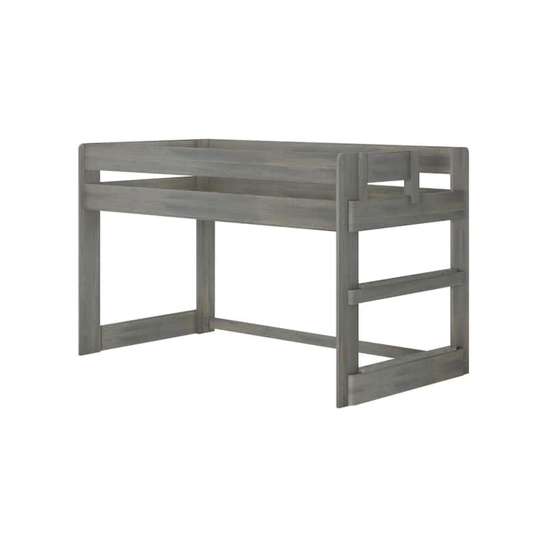 Max and Lily Farmhouse Twin-Size Low Loft Bed