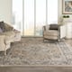 Nourison Concerto Traditional Persian Medallion Area Rug - 10' x 14' - Beige/Grey