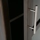 preview thumbnail 9 of 17, WYNDENHALL Franklin 12-Bottle SOLID WOOD 22 inch Wide Contemporary High Storage Wine Rack Cabinet - 22 W x 17 D x 50 H