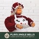 preview thumbnail 9 of 17, Fraser Hill Farm 36-In. Dancing Baking Mrs. Claus with Apron and Christmas Cookies - Animated Indoor Holiday Home Decor