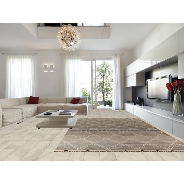 All-Over Trellis Moroccan Oriental Large Area Rug Handmade Wool Carpet - 9'8"x 14'8"