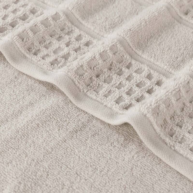 Superior Napa Zero Twist Cotton Soft Waffle Bath Towel Set of 3