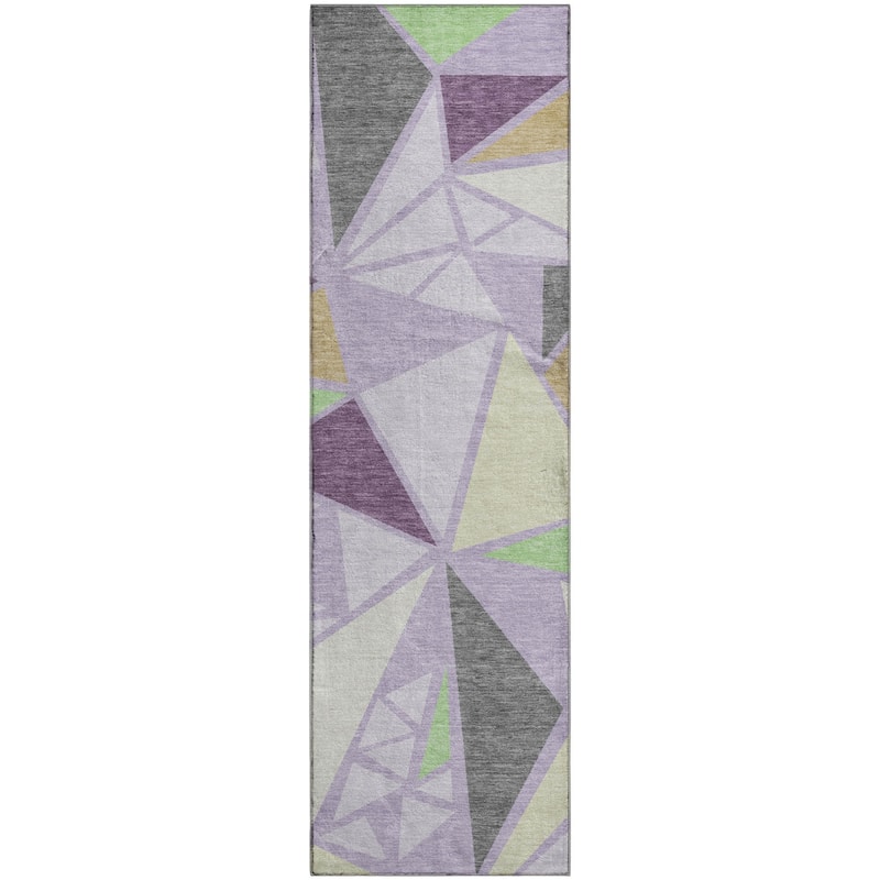 Premium Washable Super Soft Contemporary Mosaic Mayfield Rug