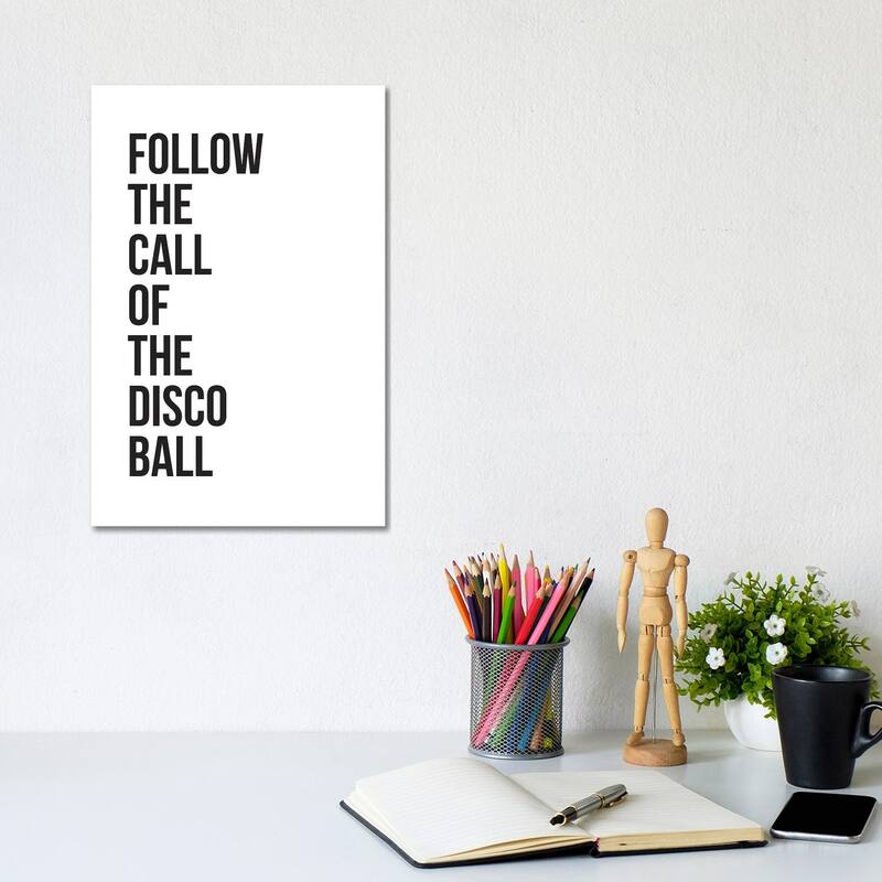 iCanvas "Disco Ball" by The Native State Canvas Print - 12x8x0.75