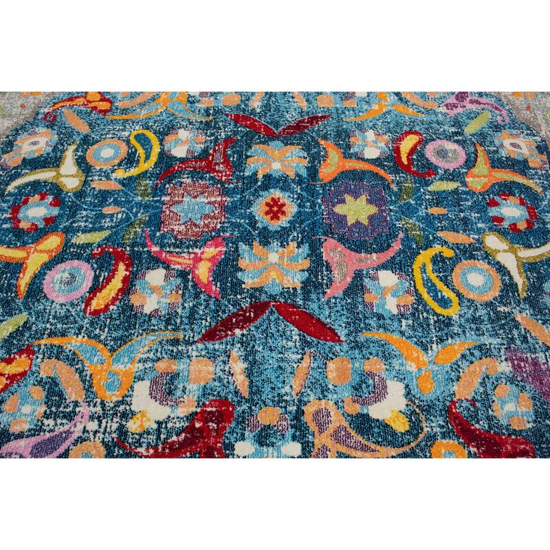 Noori Rug Sapphire Distressed Alene Rug