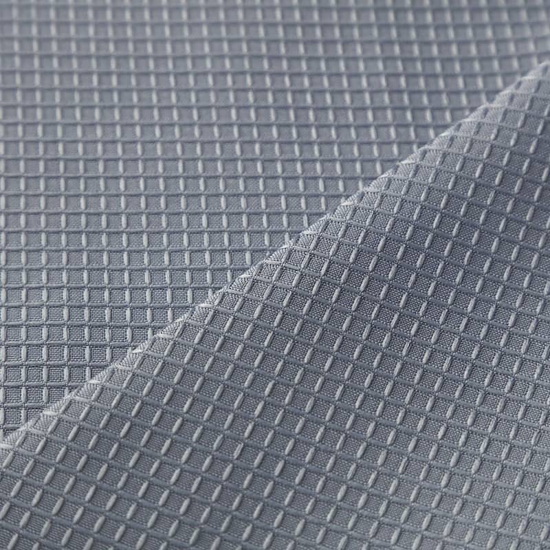 Waffle Fabric Shower Curtain for Bathroom