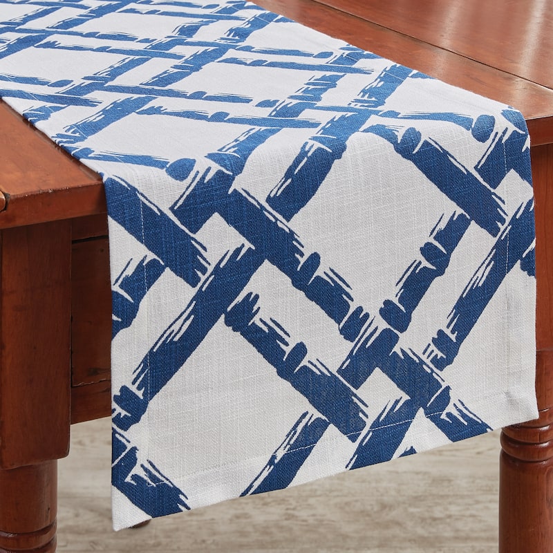 Park Designs Bamboo Trellis Table Runner 13" x 54" - 13" X 54"