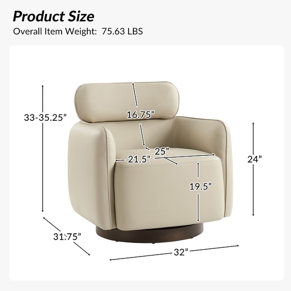 Raphael swivel barrel chair discount