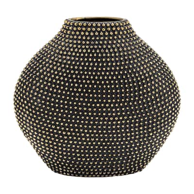 Sagebrook Home Contenporary Ceramic Beaded Vase