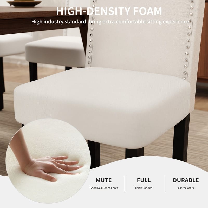 Dining Chairs With Upholstered Fabric (Set of 4)