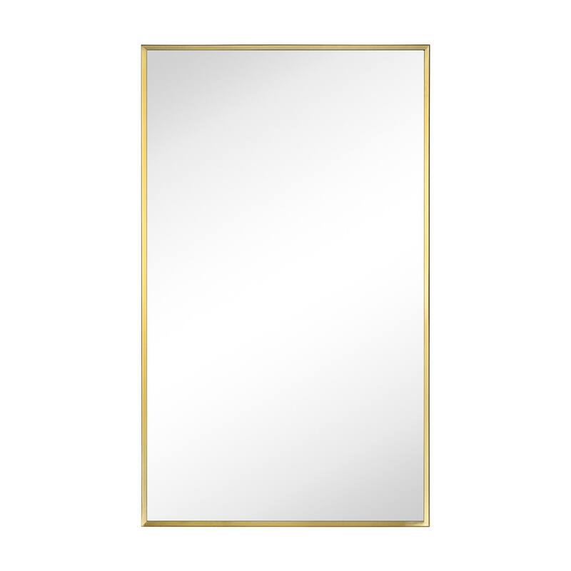 TEHOME Velin Recessed and Surface Mount Bathroom Medicine Cabinet with Mirror Square Cornered Metal Framed Rounded Rectangle