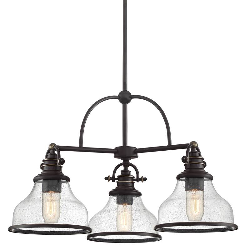 Bellevue Hamblen 3 Light 24" Wide Chandelier - Palladian Bronze
