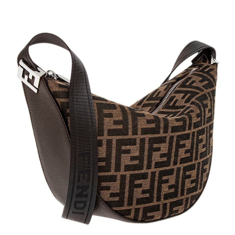 Fendi Men's Small FF Jacquard Melon Bag