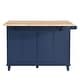 preview thumbnail 14 of 18, Farmhouse Kitchen Island Set with Drop Leaf and 2 Seatings,Dining Table Set with Storage Cabinet, Drawers and Towel Rack
