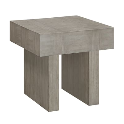 1pc Contemporary Style End Table Rectangular Table Top Wooden Living Room Furniture