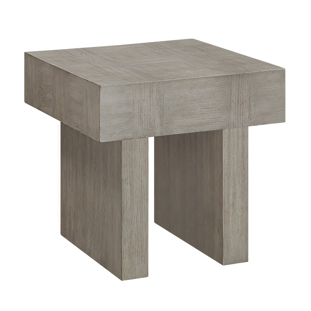 1pc Contemporary Style End Table Rectangular Table Top Wooden Living Room Furniture