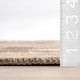 preview thumbnail 4 of 6, Fawn Medallion Wool and Cotton Area Rug