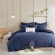 preview thumbnail 95 of 124, Intelligent Design Maize Cotton Jacquard Duvet Cover Set with Euro Shams and Throw Pillows
