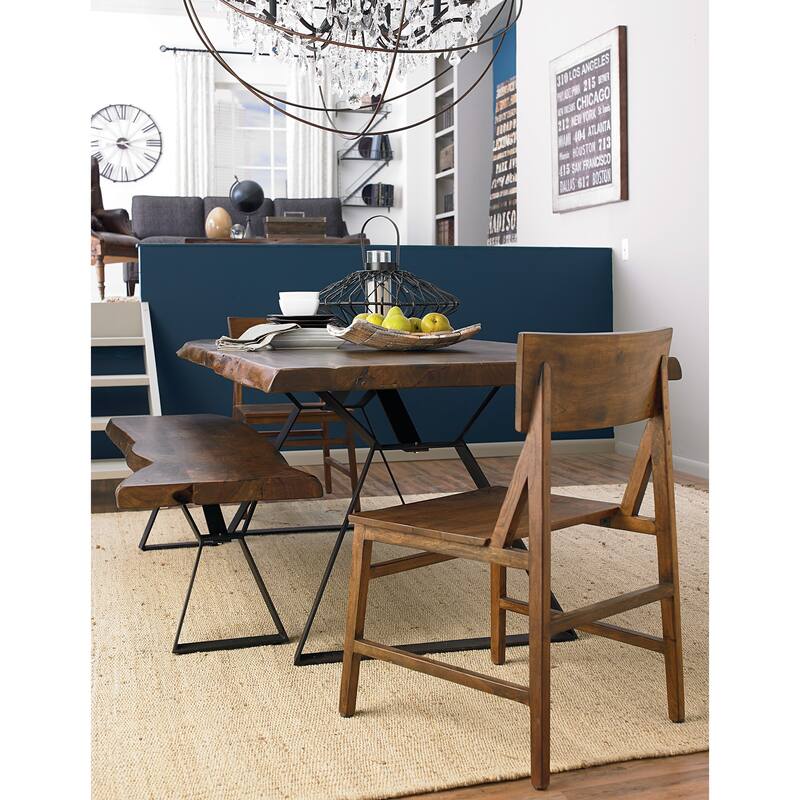 Nottingham Set of 2 Acacia Wood Dining Chairs