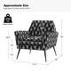preview thumbnail 11 of 22, Silas Modern Armchair with Metal Legs by HULALA HOME