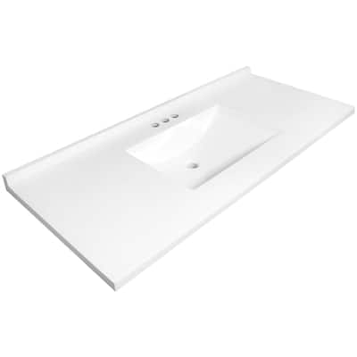 Design House 630244 Camilla 49" Cultured Marble Vanity Top with