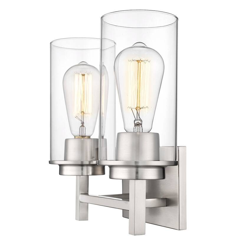 Millennium Lighting Janna Vanity Light with Clear Glass Shades