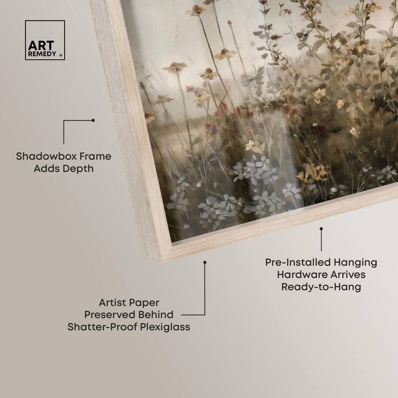 Meadow Mystique I Shadowbox by Art Remedy