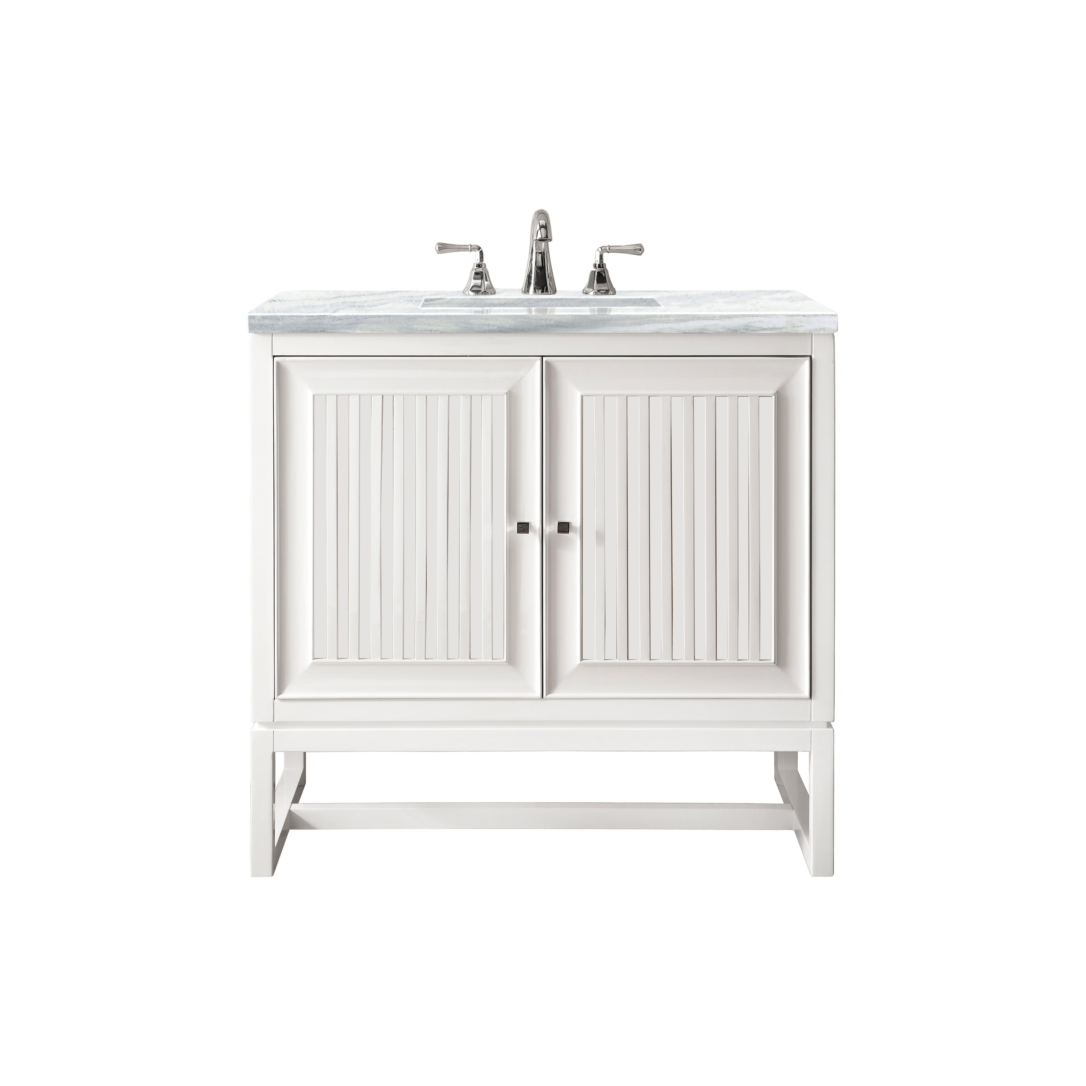 James Martin Vanities Athens 30" Single Vanity Cabinet, Glossy White