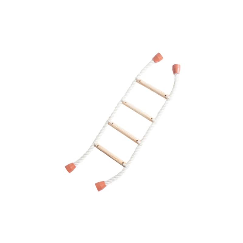 Real Wood Wall Series Soft Ladder - White and Beige