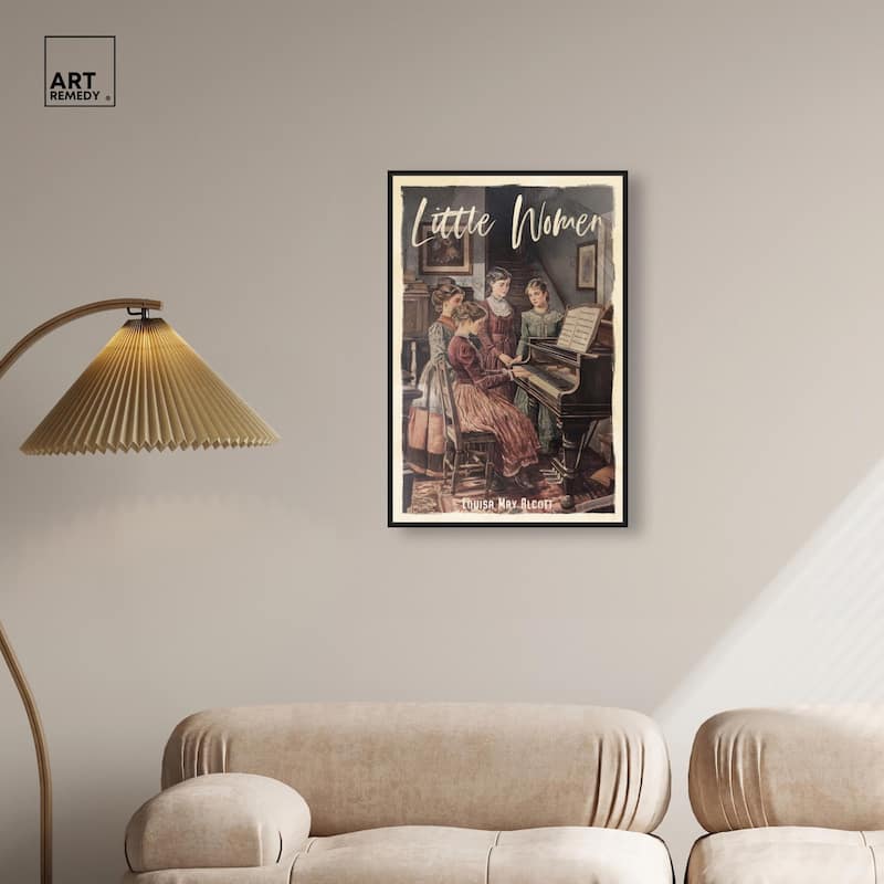 Little Women Canvas by Art Remedy