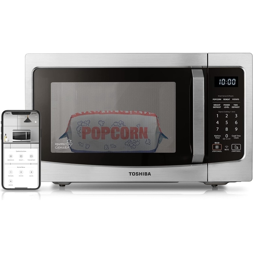 Smart Countertop Microwave Sensor Reheat Works With Alexa