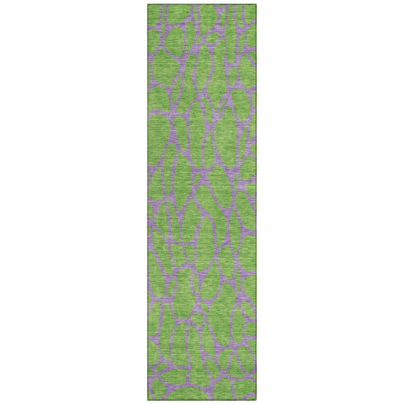 Machine Washable Indoor/ Outdoor Contemporary Chantille Rug