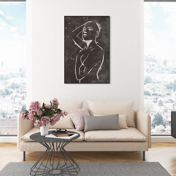 Oliver Gal 'Negative Space' People and Portraits Wall Art Framed