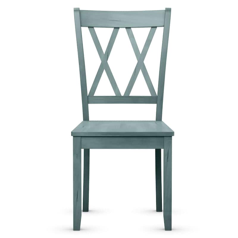 Gymax Set of 4 Wooden Dining Side Chair Armless Chair Home Kitchen - See Details
