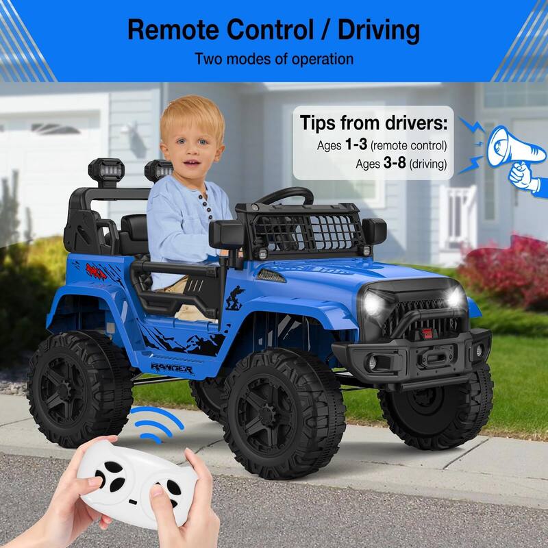 12V Kids Electric Vehicles Ride On Truck Car w/Parent Remote Control