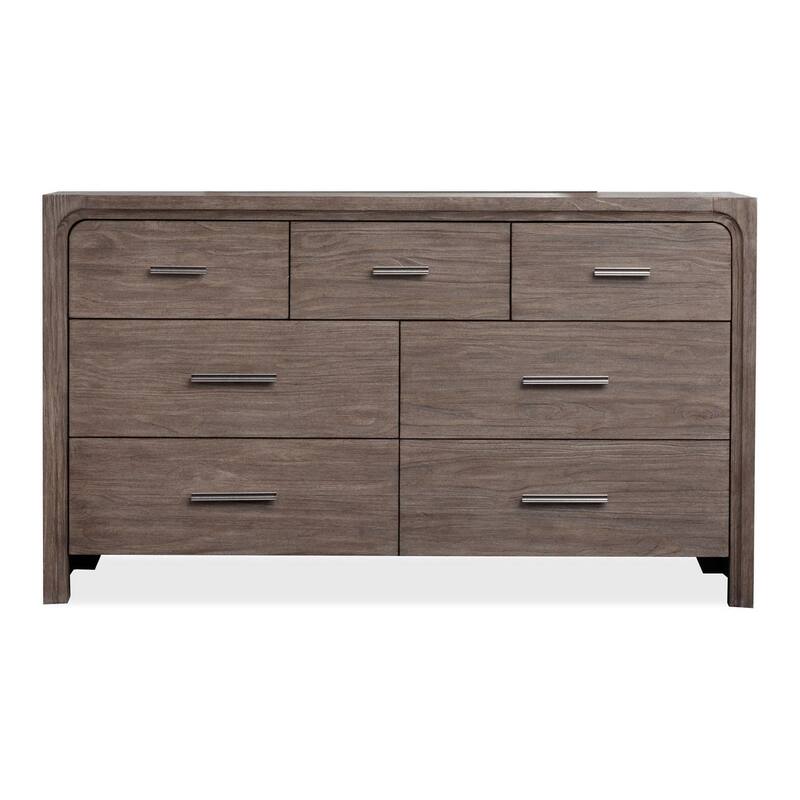 Magnussen Home Westbourne Dark Umber Dresser with Portrait Mirror