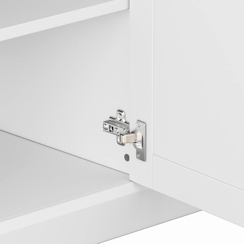 Modern 4-Piece Entertainment Wall Unit Set, Large TV Stand Media Console for TVs Up to 75"